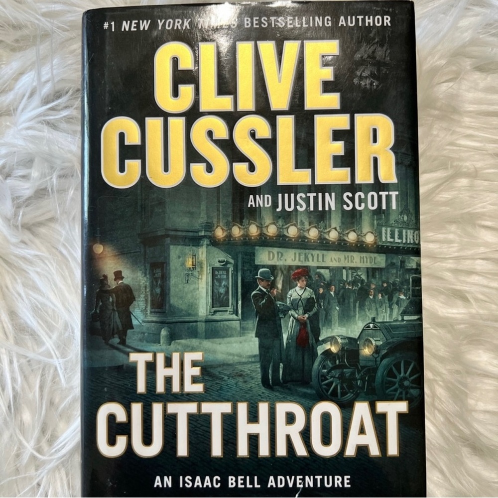 The Cutthroat Clive‎ Cussler Justin Scott Isaac Bell Adventure Hardcover Book
